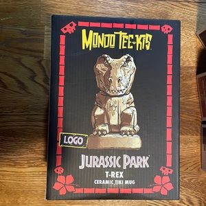 Jurassic park T-Rex ceramic tiki mug